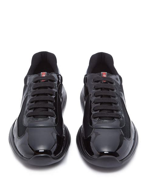 selfridges mens prada trainers|Prada leather sneakers.